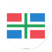 Groningen Flag Stickers