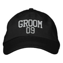 Groom: 09 Customizable Wedding Hat Embroidered Baseball Cap
