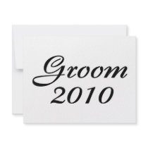 Groom 2010 2 invitations