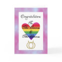 groom and groom gay congratulations cards