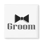 Groom (Bow Tie) Refrigerator Magnets