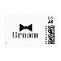 Groom (Bow Tie) postage