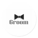 Groom (Bow Tie) stickers
