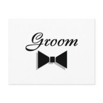 Groom Bowtie Postcards