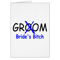 Groom (Brides Bitch Blue) cards