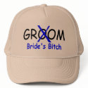 Groom (Brides Bitch Blue) hats