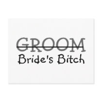 Groom Brides Bitch Postcards