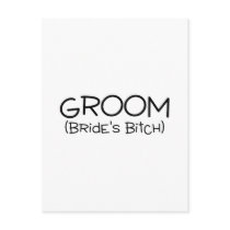 Groom Brides Bitch Post Cards