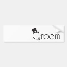 Groom Bumper Sticker