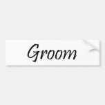 Groom Bumper Stickers