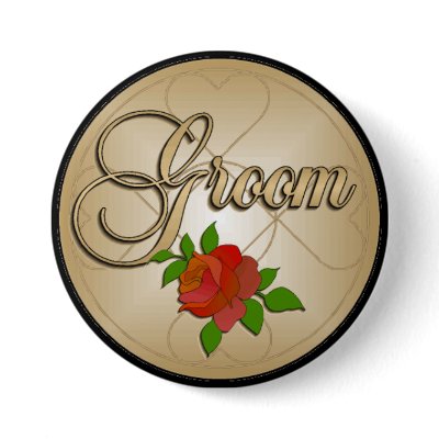 Groom button
