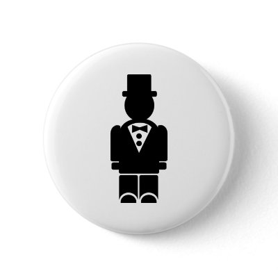 Groom Pinback Buttons