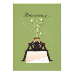 Groom Cake Gay Wedding Annoucement Invite