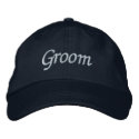 Groom Cap embroideredhat