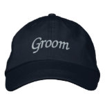 Groom Cap embroidered hats
