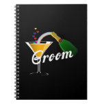 Groom Champagne Toast Note Book