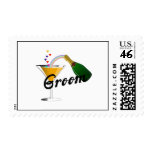 Groom Champagne Toast Postage Stamp