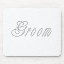 Groom Classy Grays Mouse Pads
