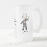 Groom Customizable Glass Mug