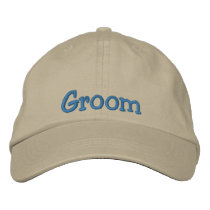 Groom Embroidered Cap embroidered hats