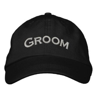 Groom Embroidered Cute Wedding Hat embroideredhat
