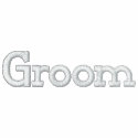 Groom Embroidered Fleece Zip Jogger Jacket embroidered shirts by allweddingproducts Groom Embroidered Fleece Zip Jogger Jacket embroidered shirts