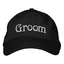Groom Embroidered Hat embroidered hats