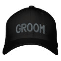 GROOM embroidered hats by OccasionsByMadeleine GROOM embroidered hats