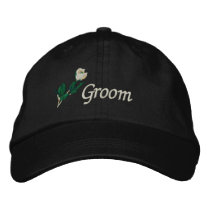 Groom embroidered hats by cutencomfy Groom embroidered hats