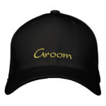 Groom Embroidered Hats