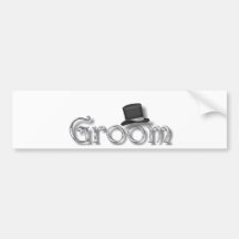 ♥ Groom ♥ for Bachelor Party, Rehearsal Dinner ♥ Bumper Sticker