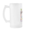 Groom Frosted Glass Mug mug