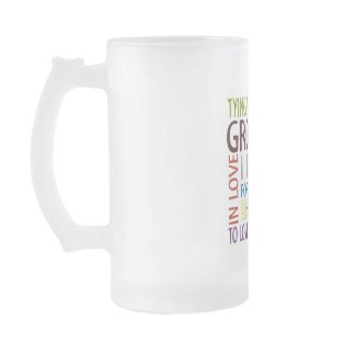 Groom Frosted Glass Mug mug
