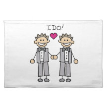 Groom-Groom I Do Place Mats