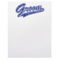 Groom in Blue letterhead