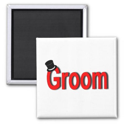 Groom Fridge Magnets