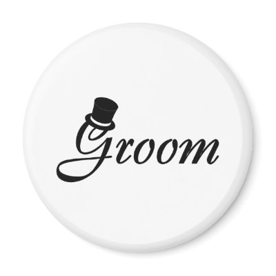 Groom Refrigerator Magnet