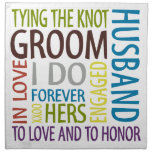 Groom Cloth Napkin