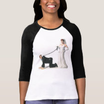 Groom on a Leash Tee t-shirts