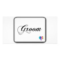 Groom photo cards by WeddingWorks Groom photo cards