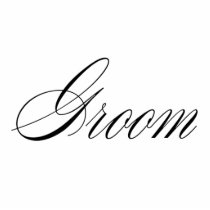 Groom photo sculptures
