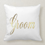 Groom Pillow by Leslie Harlow pillows