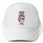 Groom Pirate Skull in Mulberry hats
