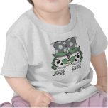 Groom Pirate Skulls Green t-shirts