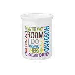 Groom Beverage Pitchers