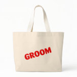 Groom (Red) Tote Bags
