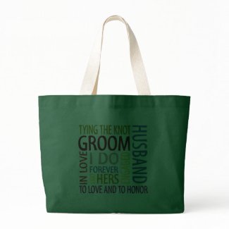 Groom tote bag
