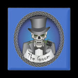 Groom Skull magnets