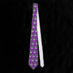 Groom Skull-purple ties