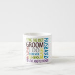 Groom Espresso Cups